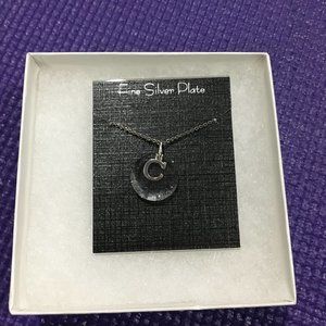 NEW Silver C Initial Pendant